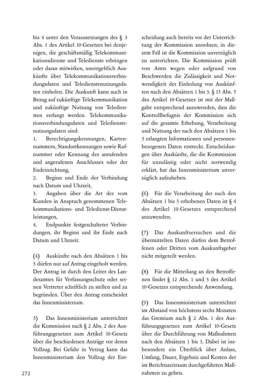 Seite 273 des Verfassungsschutzbericht 2006 Baden-Württemberg