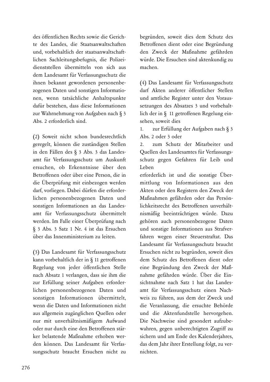 Seite 277 des Verfassungsschutzbericht 2006 Baden-Württemberg