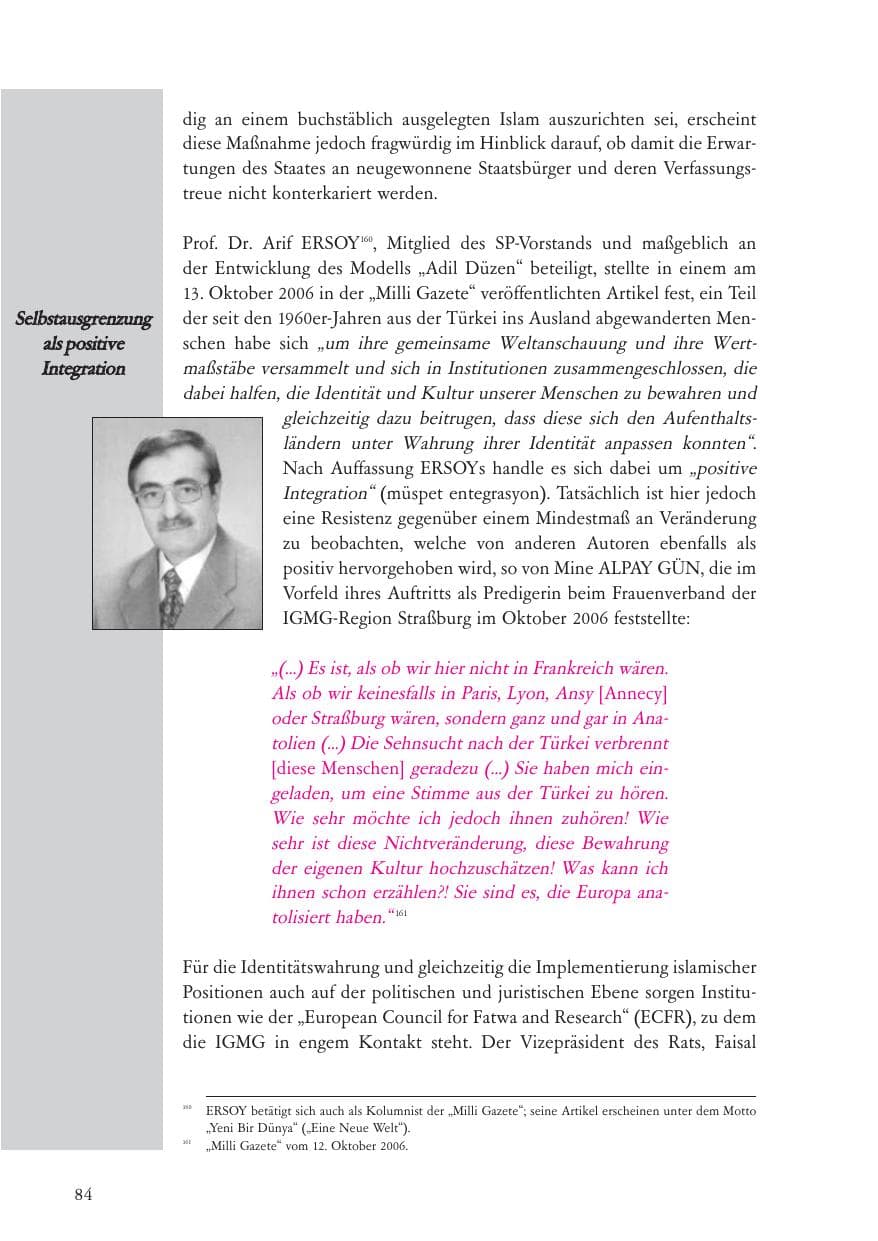 Seite 85 des Verfassungsschutzbericht 2006 Baden-Württemberg