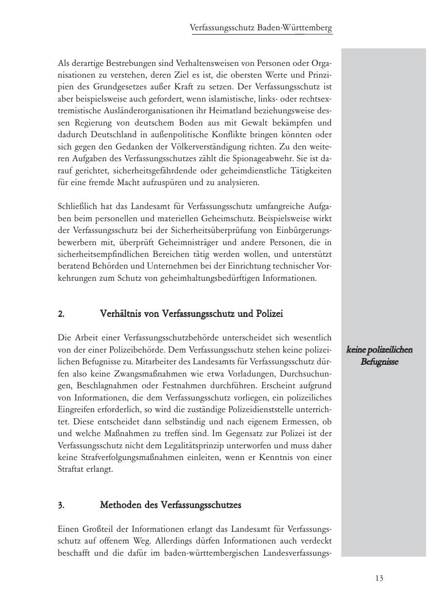 Seite 14 des Verfassungsschutzbericht 2007 Baden-Württemberg