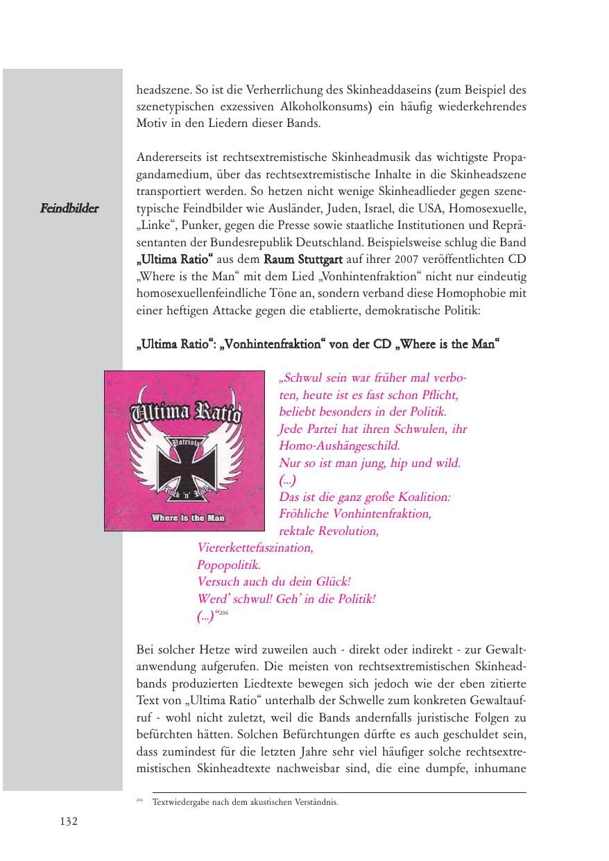 Seite 133 des Verfassungsschutzbericht 2007 Baden-Württemberg