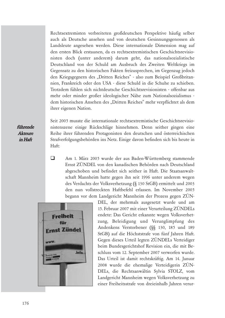 Seite 177 des Verfassungsschutzbericht 2007 Baden-Württemberg