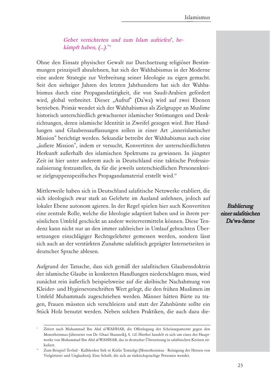 Seite 24 des Verfassungsschutzbericht 2007 Baden-Württemberg