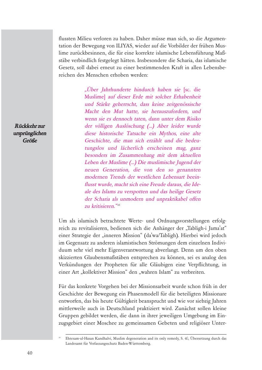 Seite 41 des Verfassungsschutzbericht 2007 Baden-Württemberg