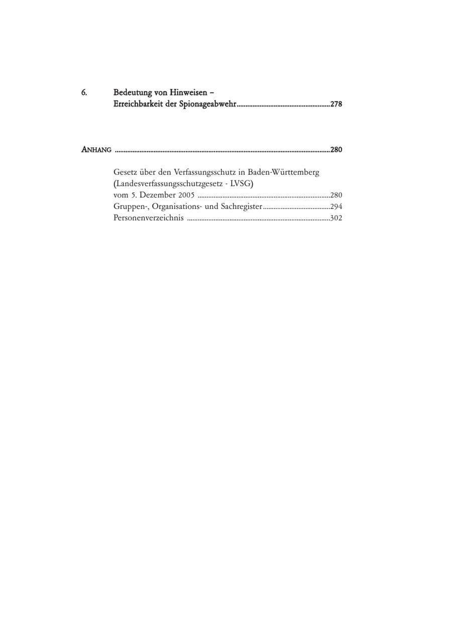 Seite 11 des Verfassungsschutzbericht 2008 Baden-Württemberg