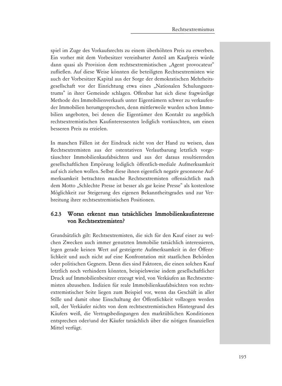 Seite 195 des Verfassungsschutzbericht 2008 Baden-Württemberg
