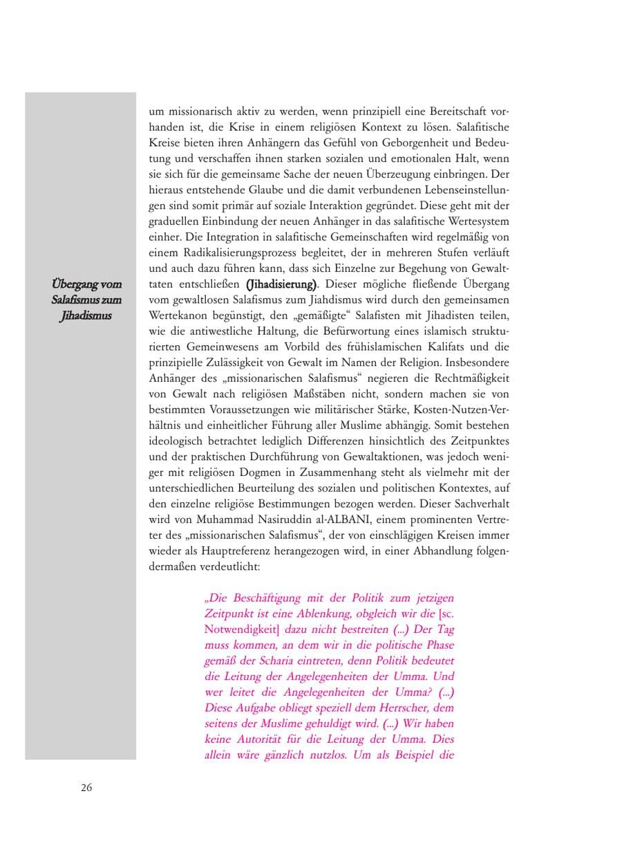 Seite 26 des Verfassungsschutzbericht 2008 Baden-Württemberg
