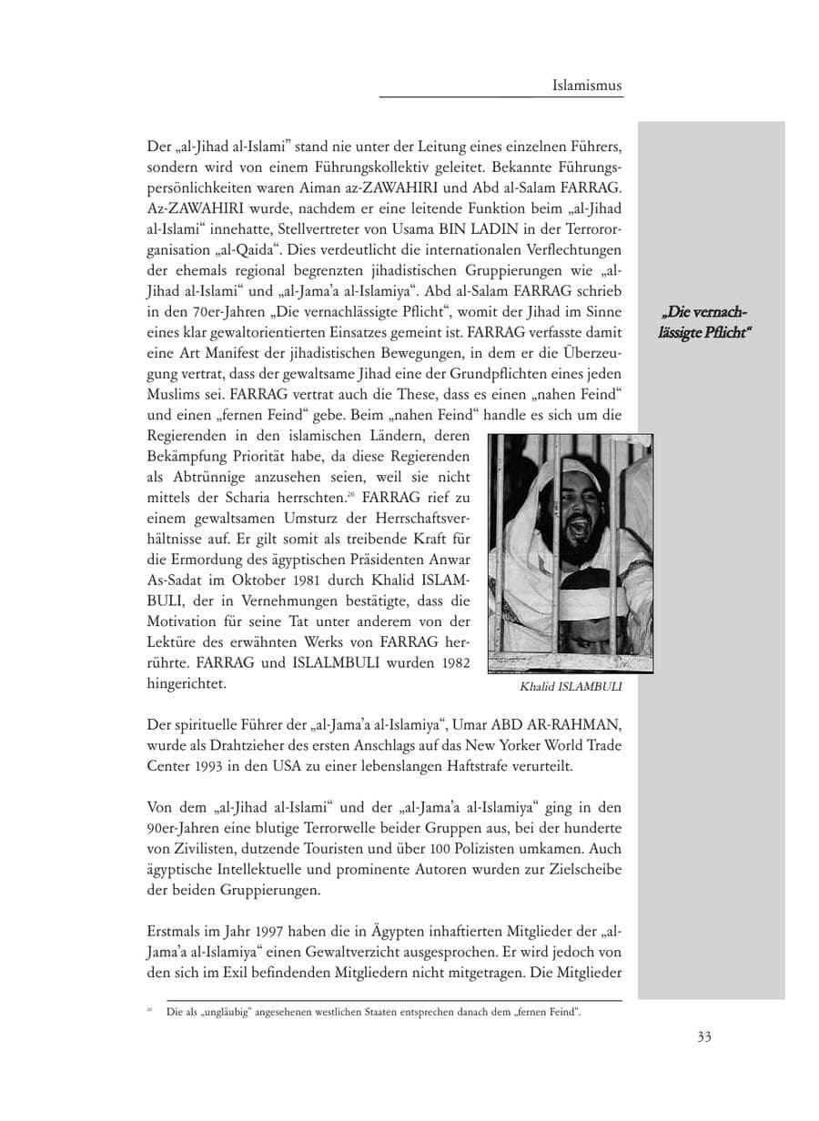 Seite 33 des Verfassungsschutzbericht 2008 Baden-Württemberg