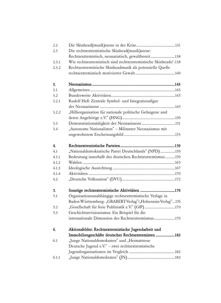 Seite 8 des Verfassungsschutzbericht 2008 Baden-Württemberg
