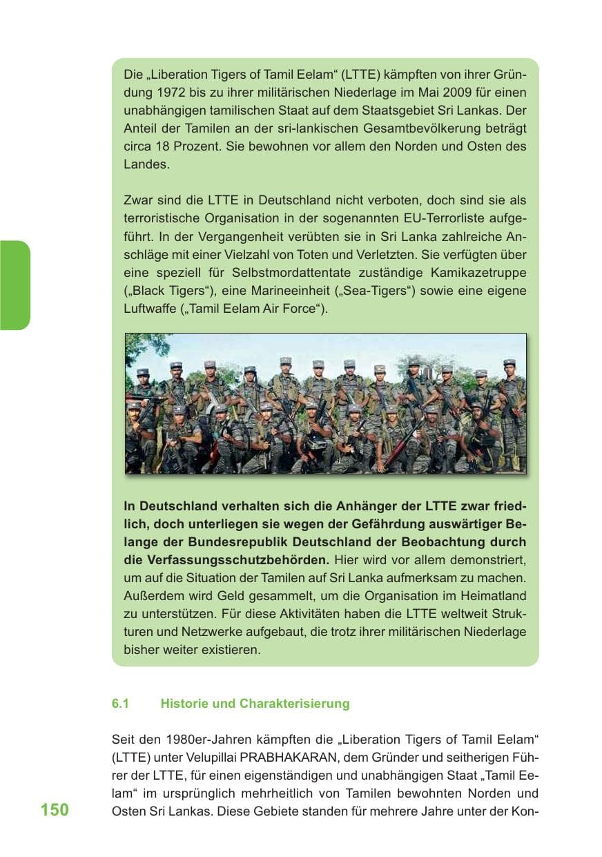 Seite 151 des Verfassungsschutzbericht 2009 Baden-Württemberg