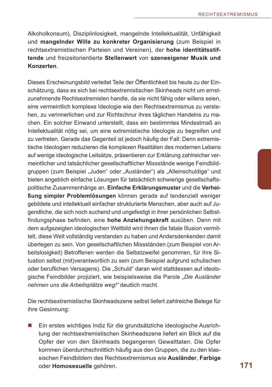 Seite 172 des Verfassungsschutzbericht 2009 Baden-Württemberg