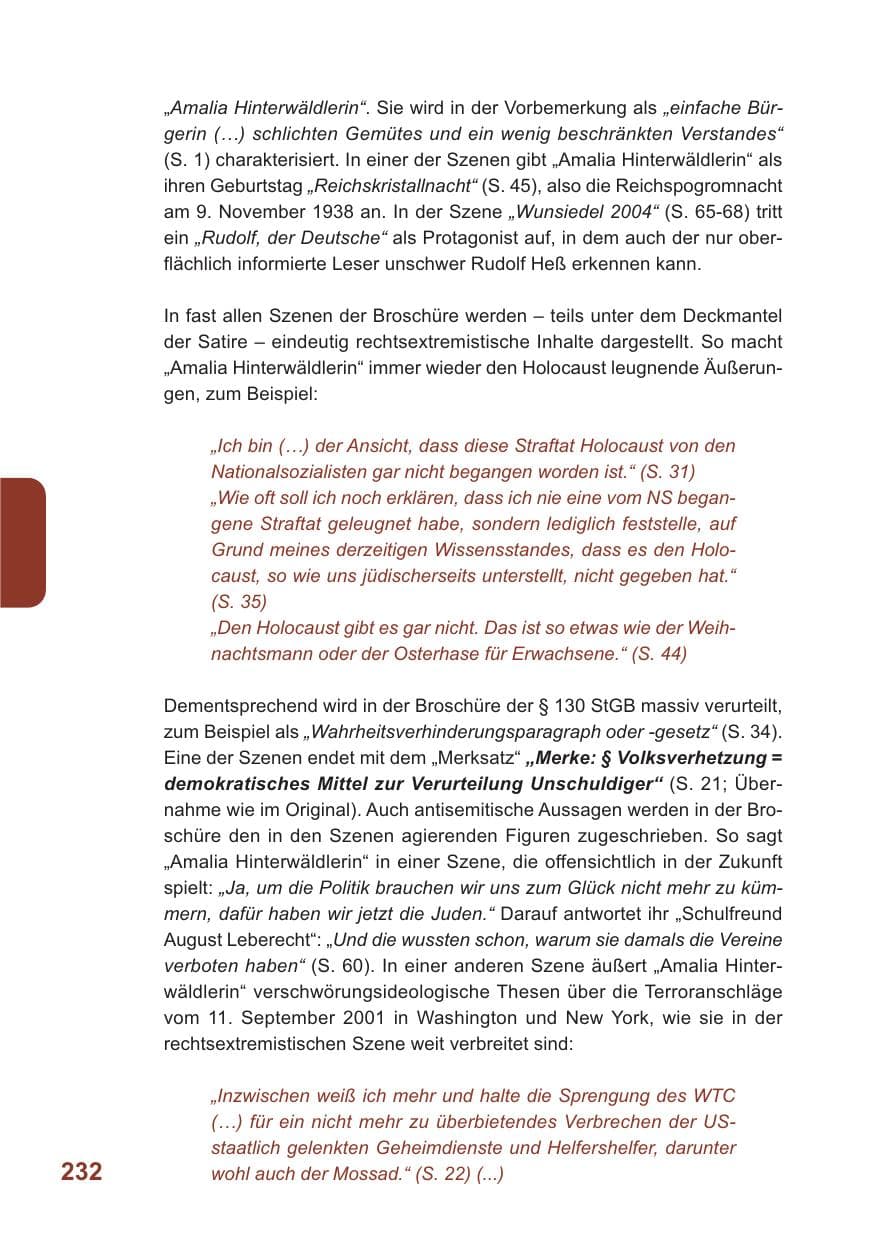 Seite 233 des Verfassungsschutzbericht 2009 Baden-Württemberg