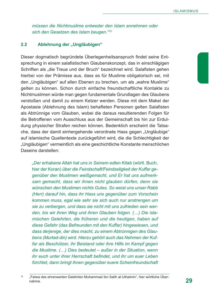 Seite 30 des Verfassungsschutzbericht 2009 Baden-Württemberg