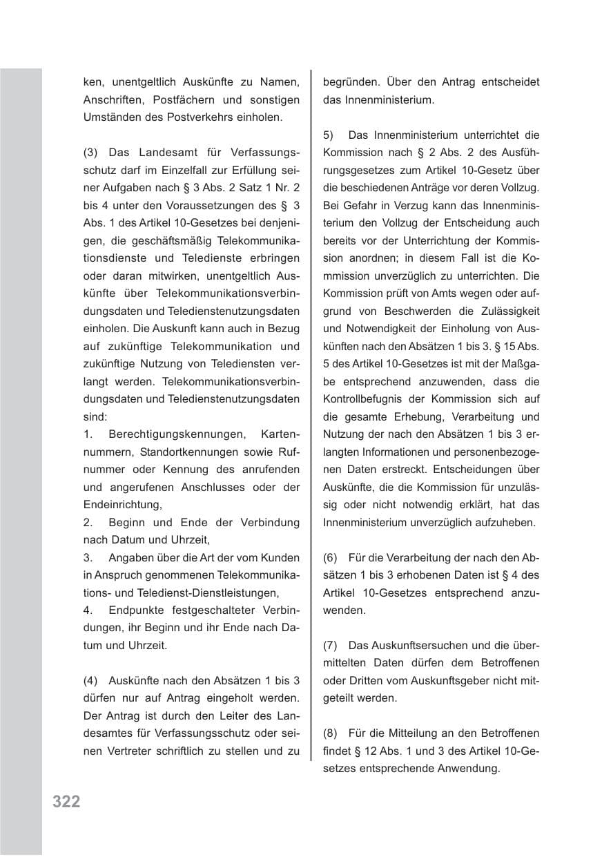Seite 323 des Verfassungsschutzbericht 2009 Baden-Württemberg