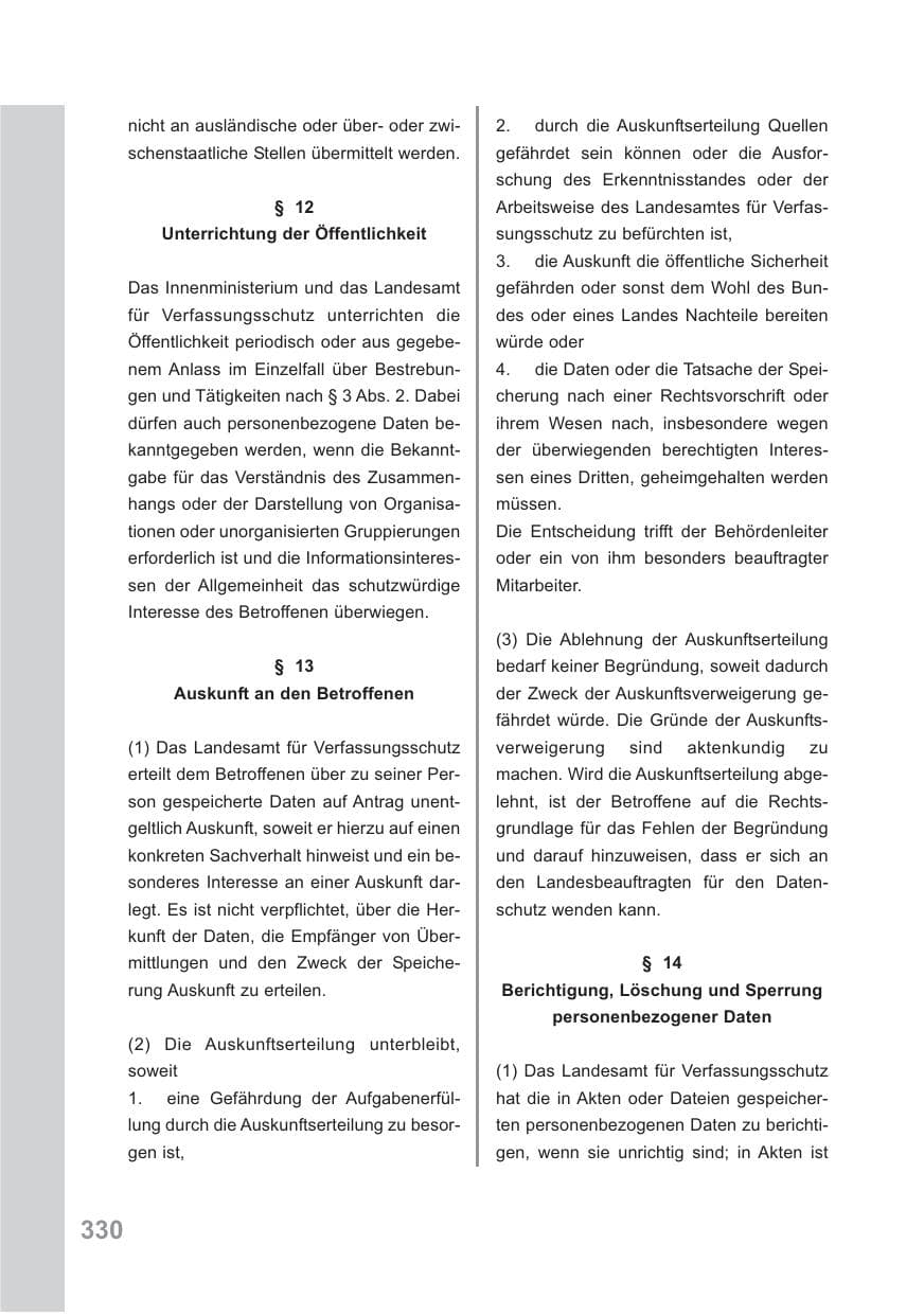 Seite 331 des Verfassungsschutzbericht 2009 Baden-Württemberg