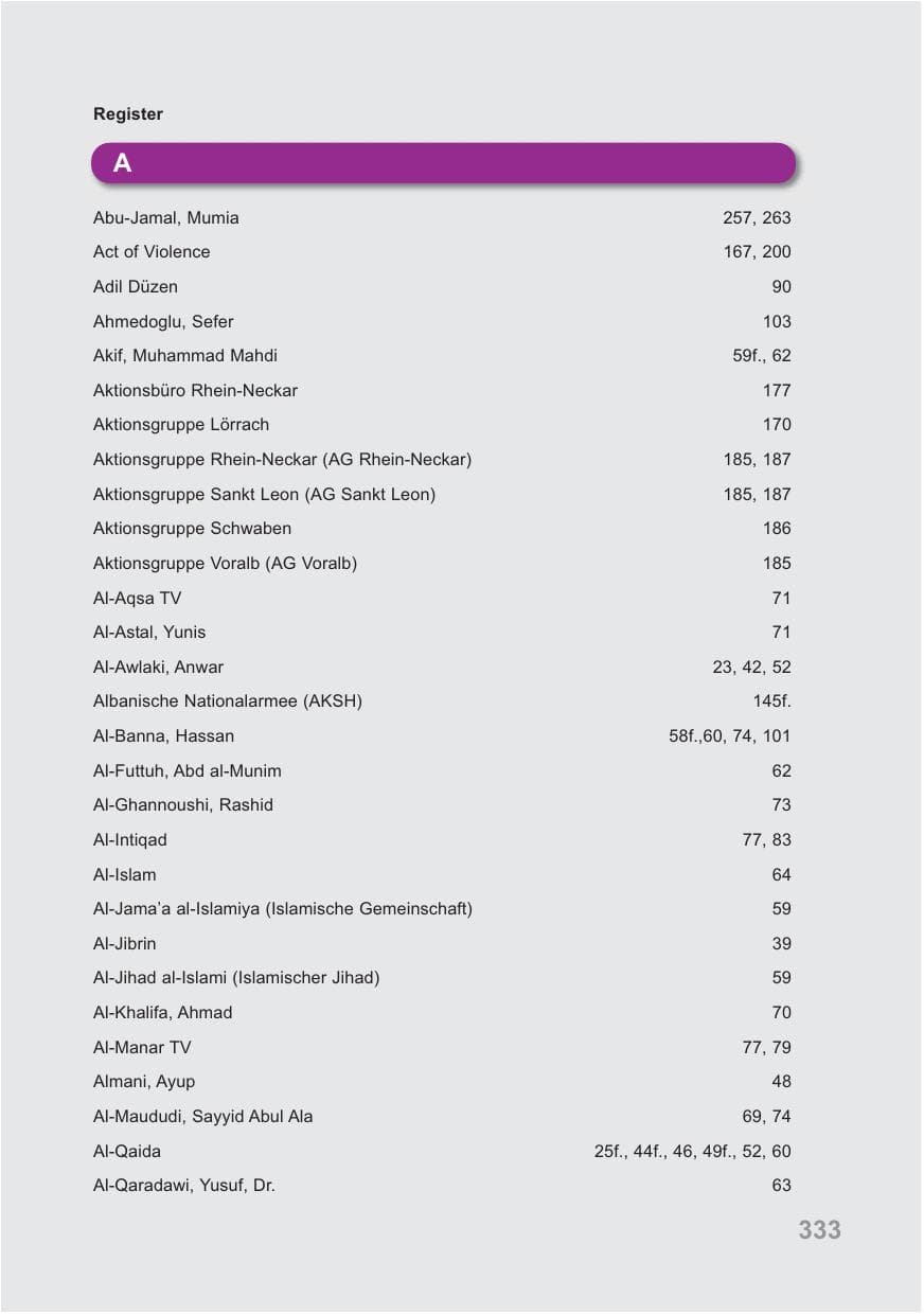 Seite 334 des Verfassungsschutzbericht 2009 Baden-Württemberg