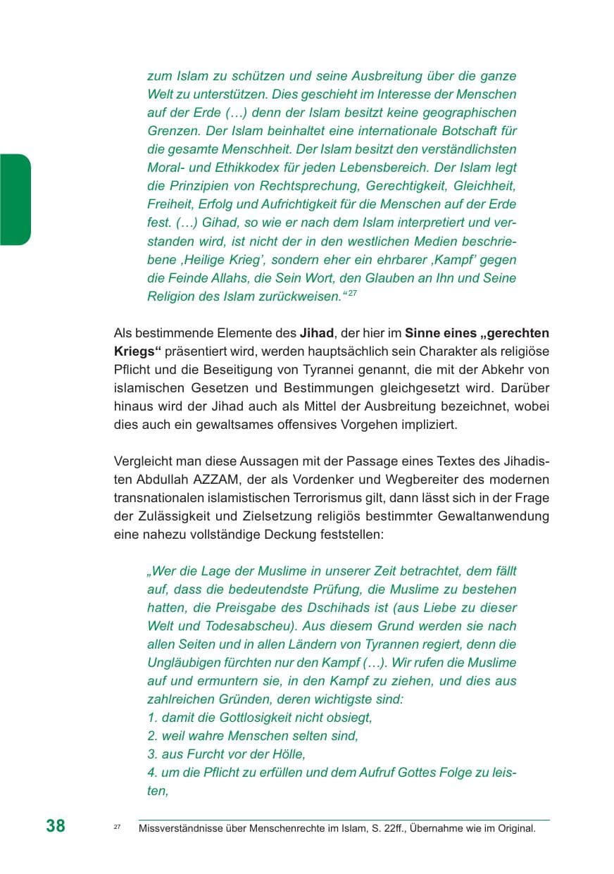 Seite 39 des Verfassungsschutzbericht 2009 Baden-Württemberg