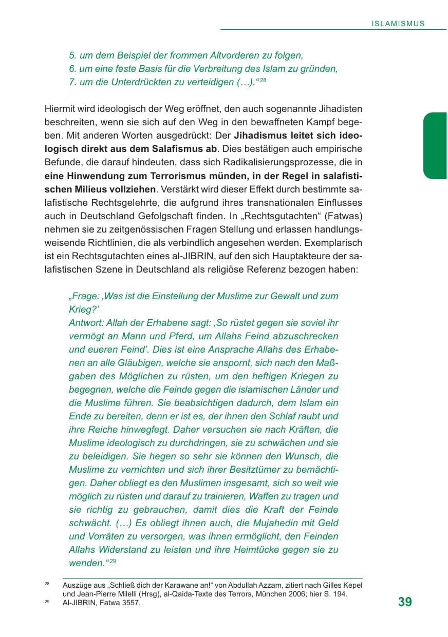 Seite 40 des Verfassungsschutzbericht 2009 Baden-Württemberg