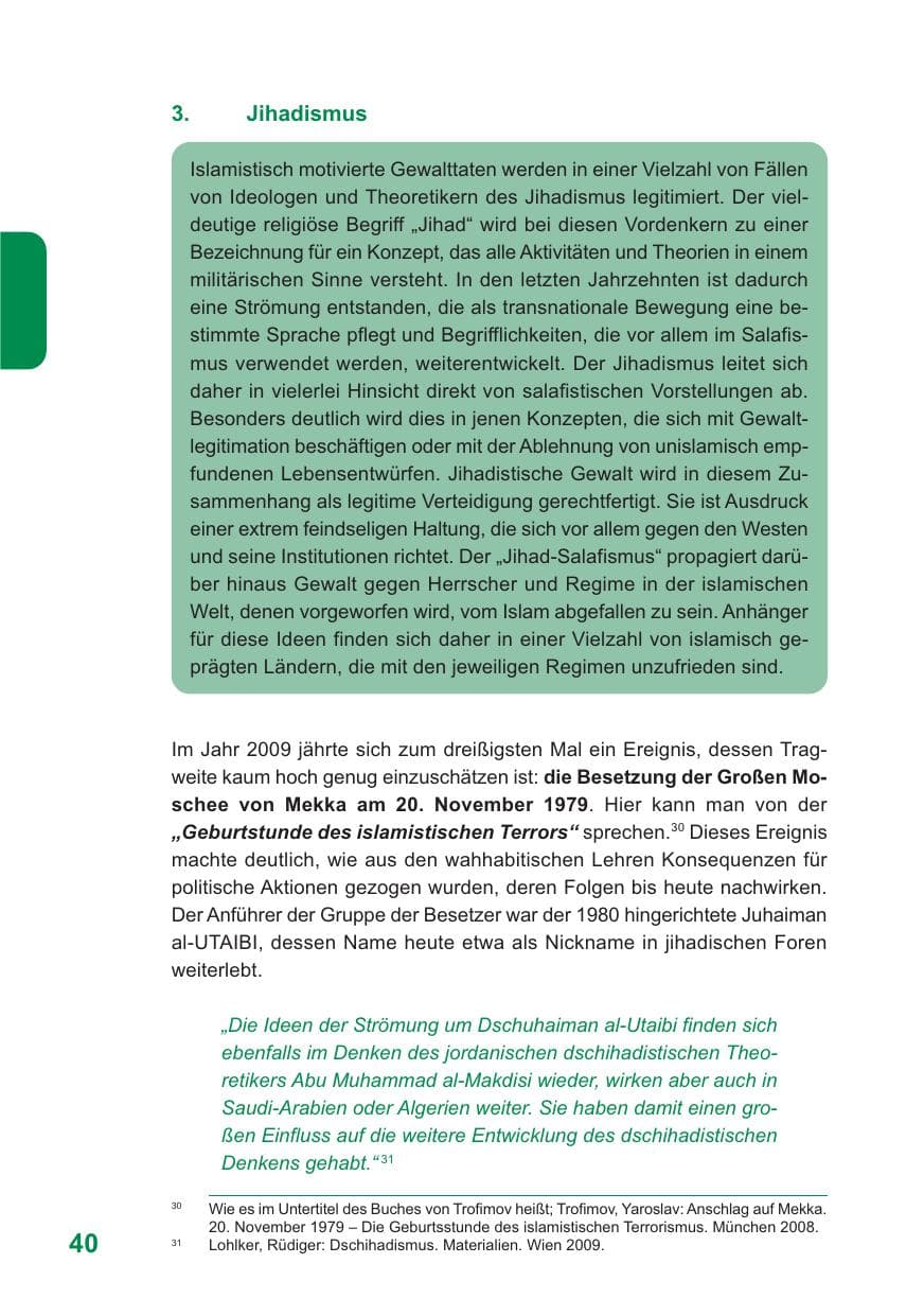 Seite 41 des Verfassungsschutzbericht 2009 Baden-Württemberg