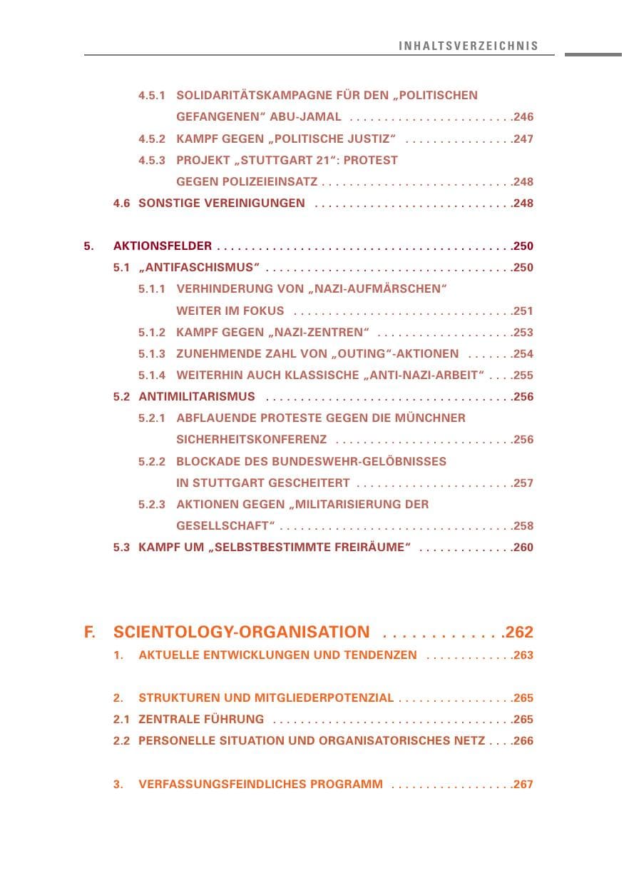 Seite 11 des Verfassungsschutzbericht 2010 Baden-Württemberg