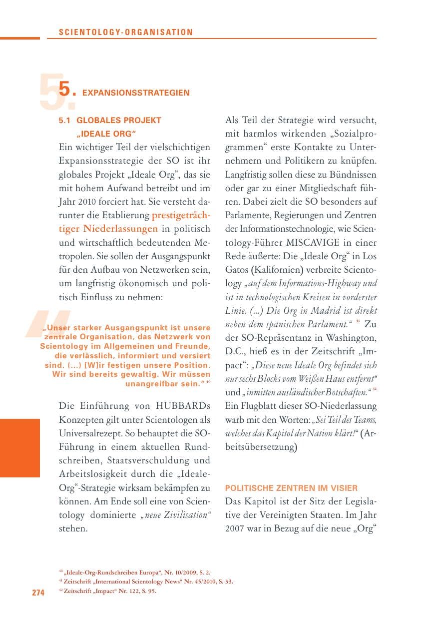 Seite 272 des Verfassungsschutzbericht 2010 Baden-Württemberg