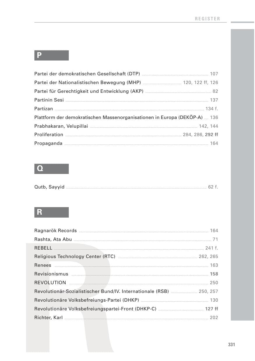 Seite 329 des Verfassungsschutzbericht 2010 Baden-Württemberg
