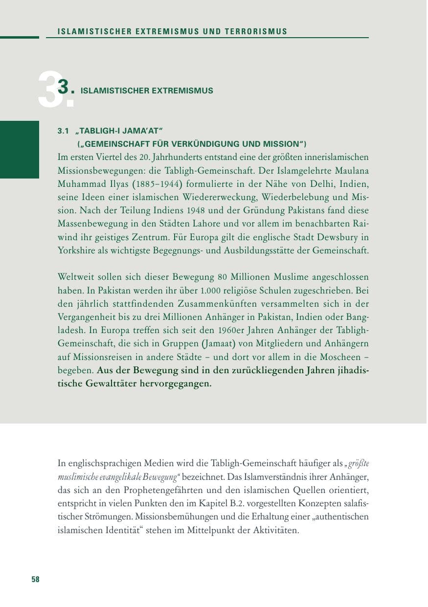 Seite 56 des Verfassungsschutzbericht 2010 Baden-Württemberg
