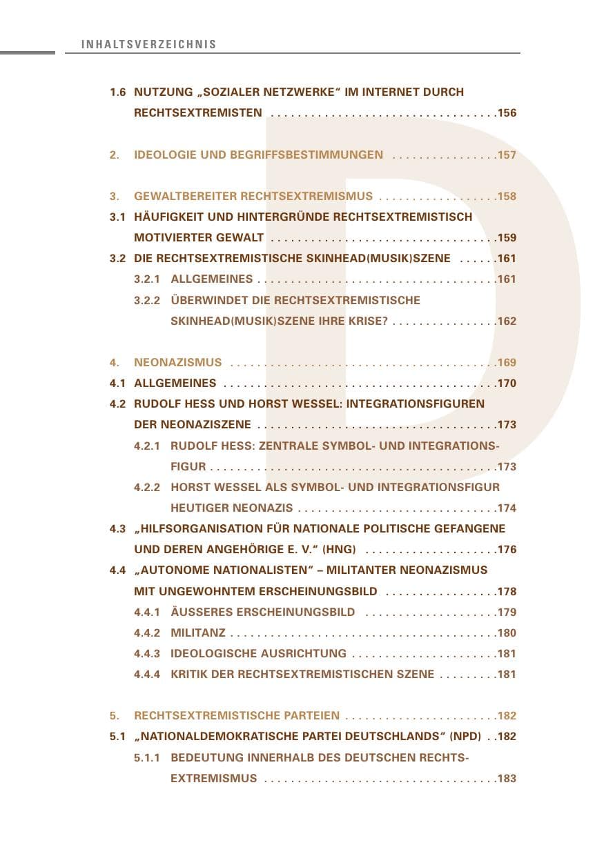Seite 8 des Verfassungsschutzbericht 2010 Baden-Württemberg
