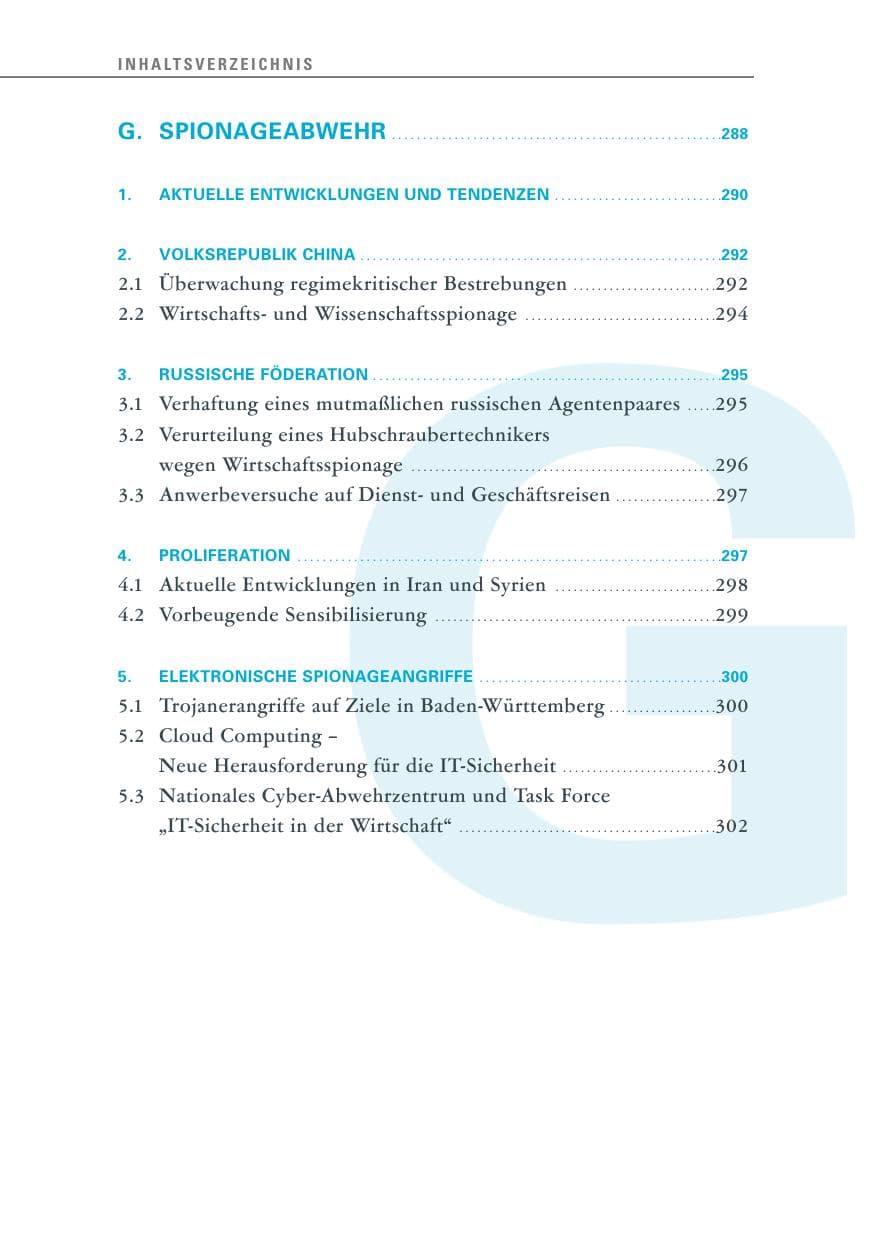 Seite 19 des Verfassungsschutzbericht 2011 Baden-Württemberg