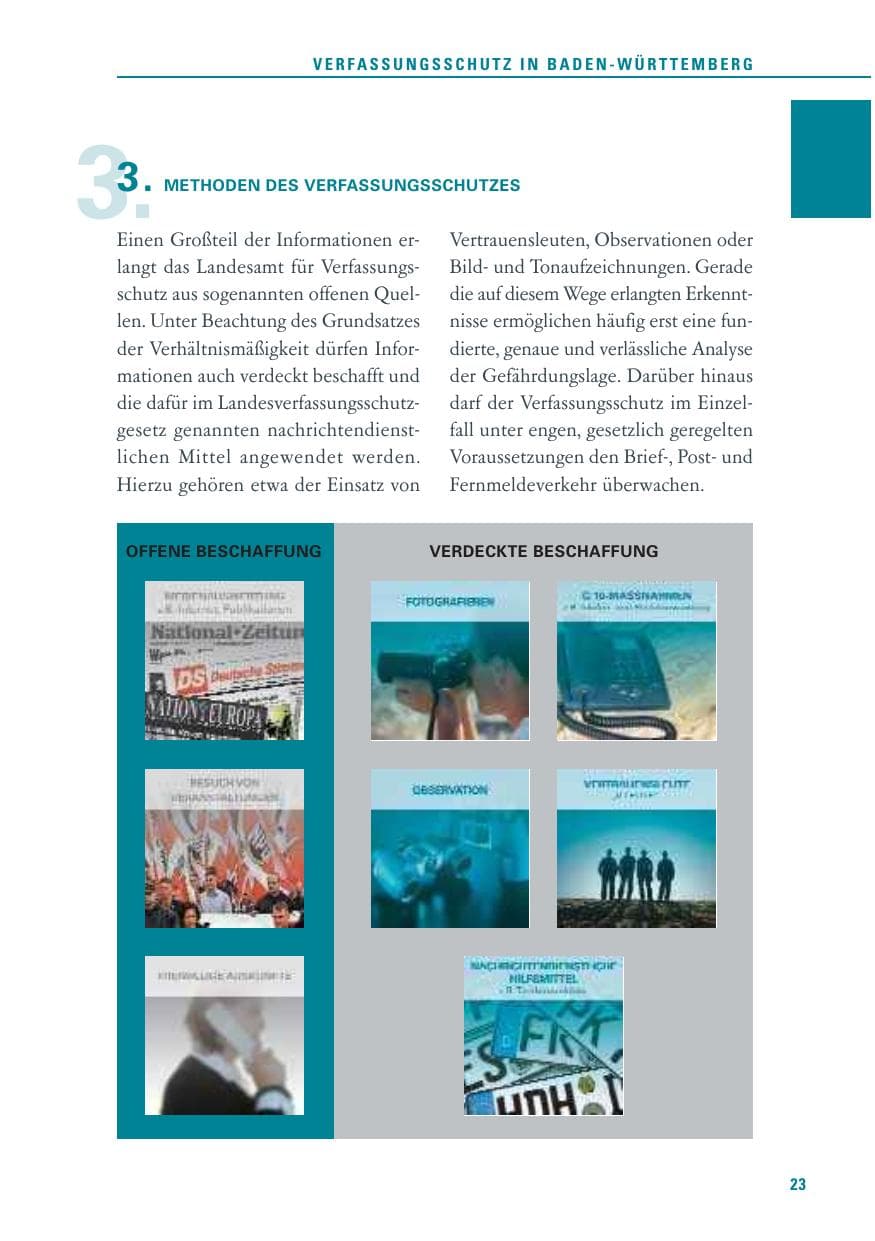 Seite 24 des Verfassungsschutzbericht 2011 Baden-Württemberg