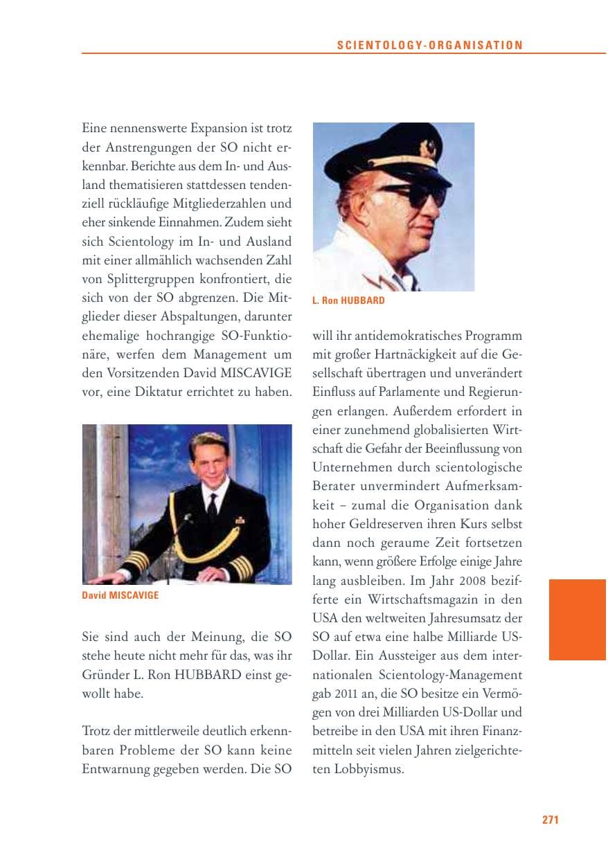 Seite 272 des Verfassungsschutzbericht 2011 Baden-Württemberg