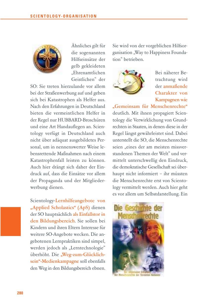 Seite 281 des Verfassungsschutzbericht 2011 Baden-Württemberg