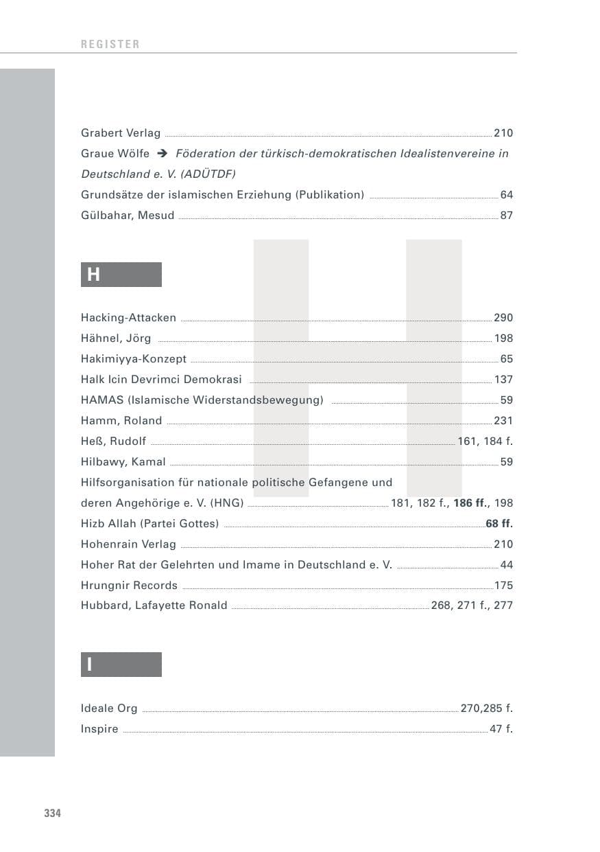 Seite 335 des Verfassungsschutzbericht 2011 Baden-Württemberg