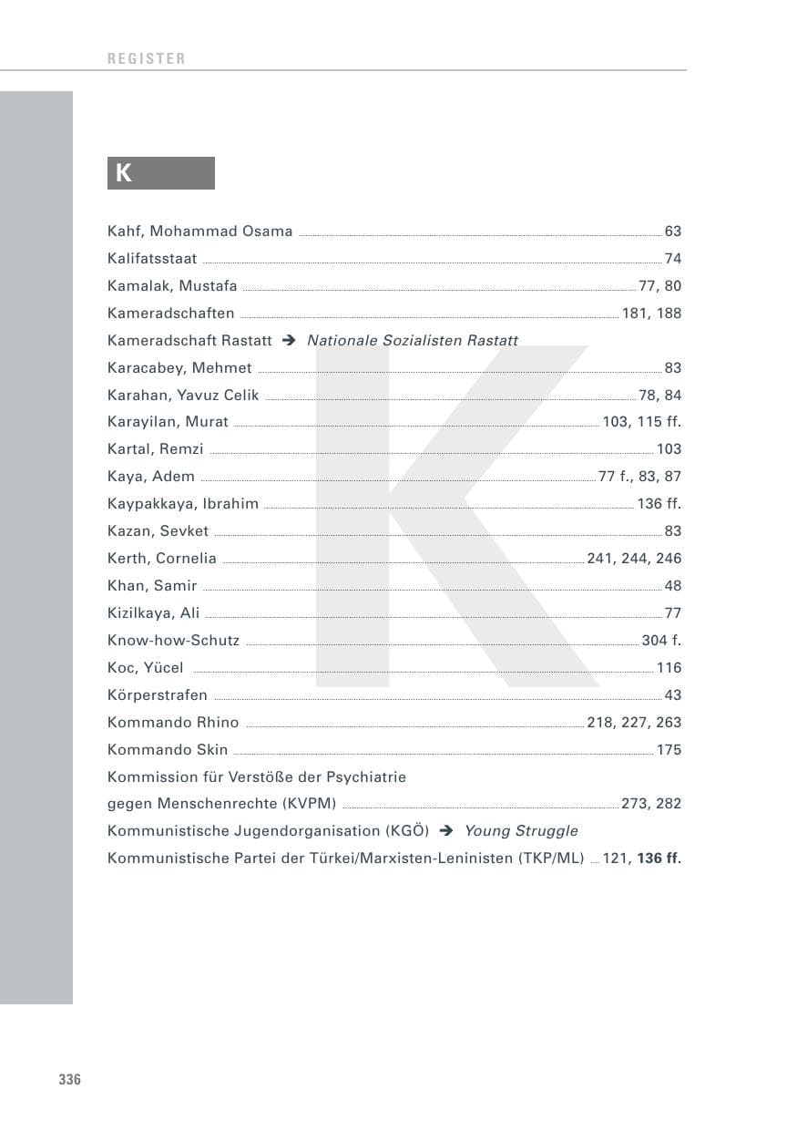 Seite 337 des Verfassungsschutzbericht 2011 Baden-Württemberg