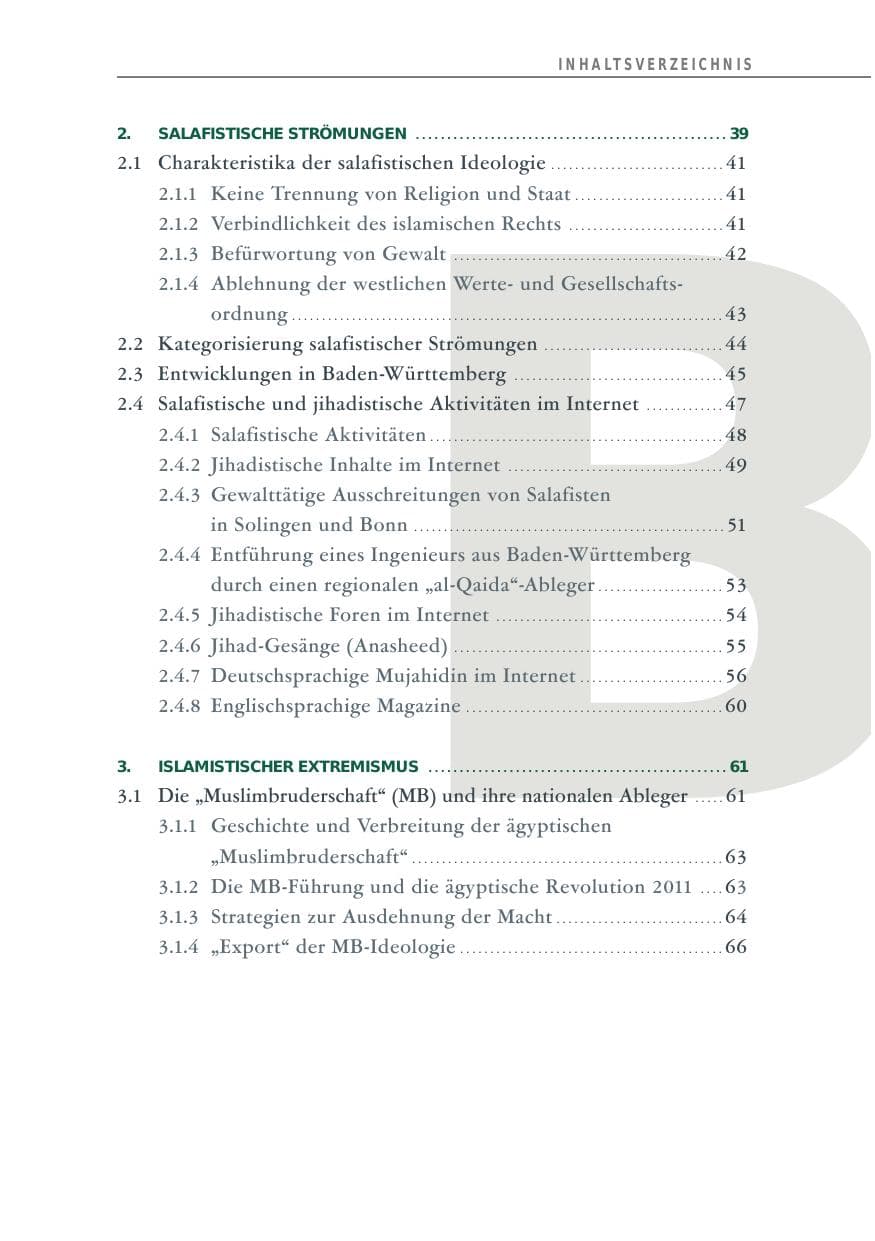 Seite 11 des Verfassungsschutzbericht 2012 Baden-Württemberg