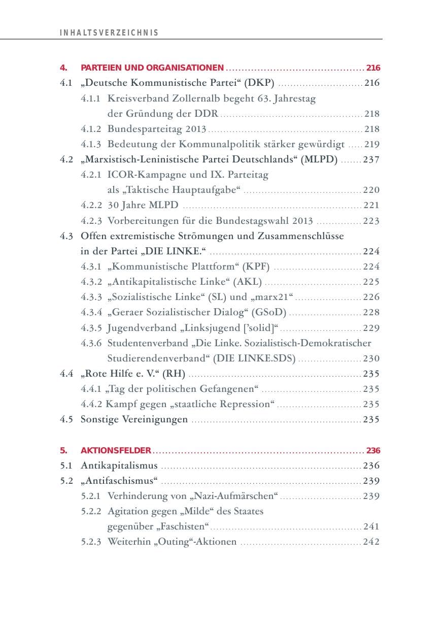 Seite 16 des Verfassungsschutzbericht 2012 Baden-Württemberg