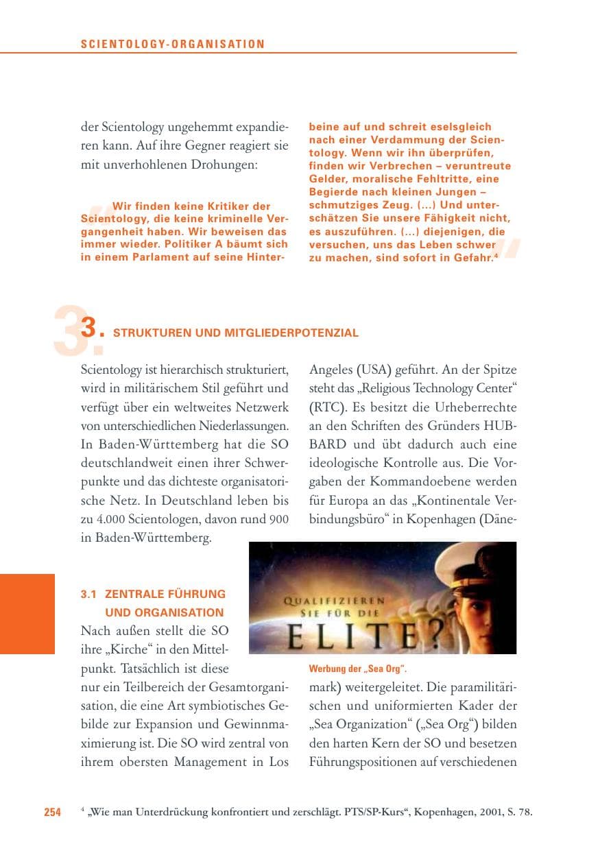 Seite 254 des Verfassungsschutzbericht 2013 Baden-Württemberg
