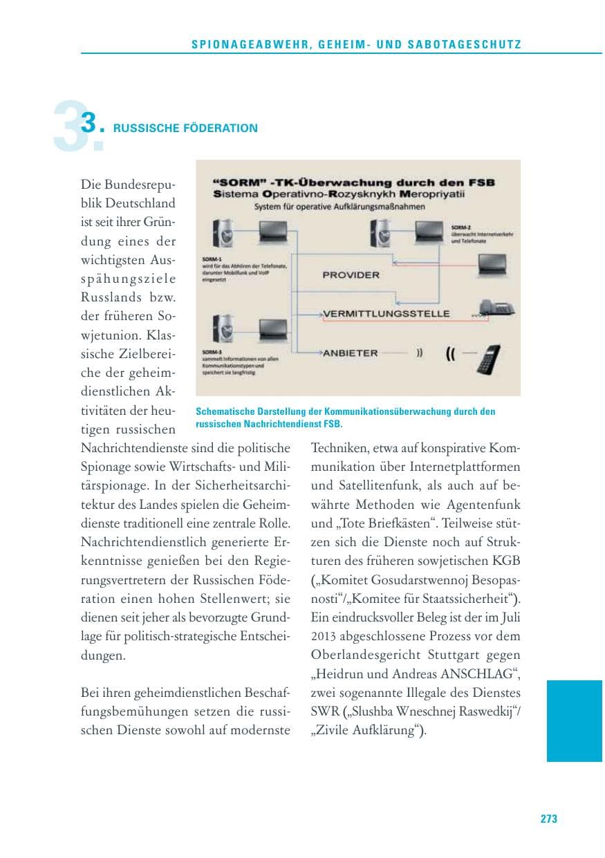 Seite 273 des Verfassungsschutzbericht 2013 Baden-Württemberg