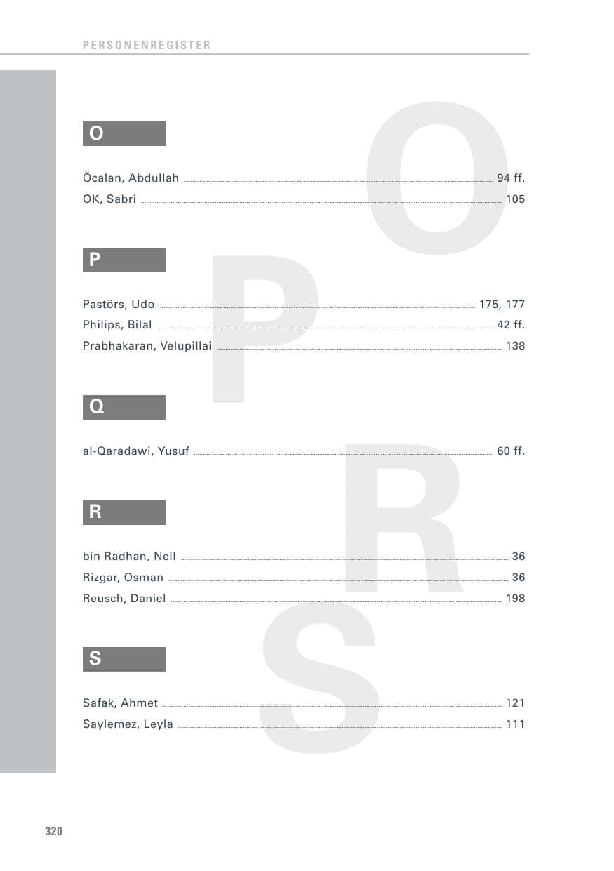 Seite 320 des Verfassungsschutzbericht 2013 Baden-Württemberg