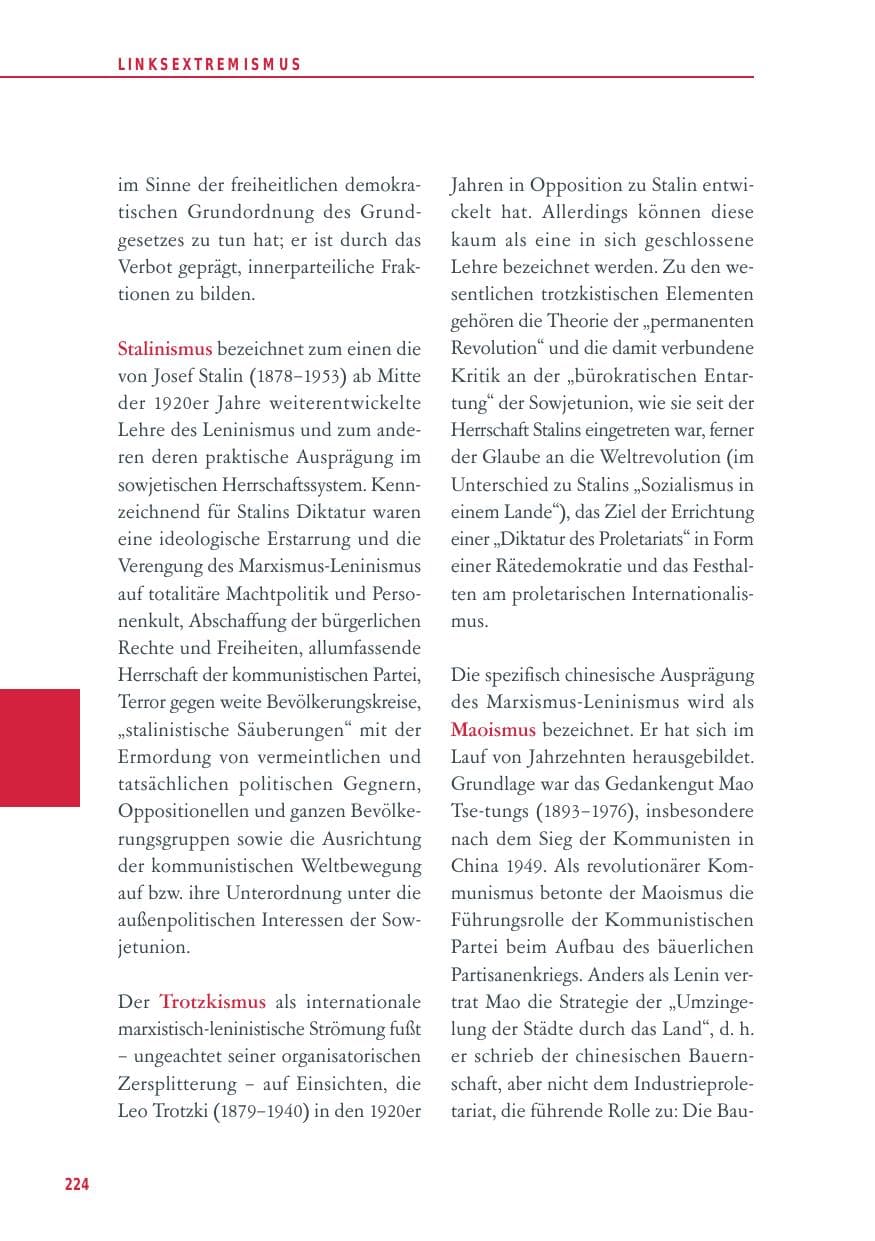 Seite 224 des Verfassungsschutzbericht 2014 Baden-Württemberg