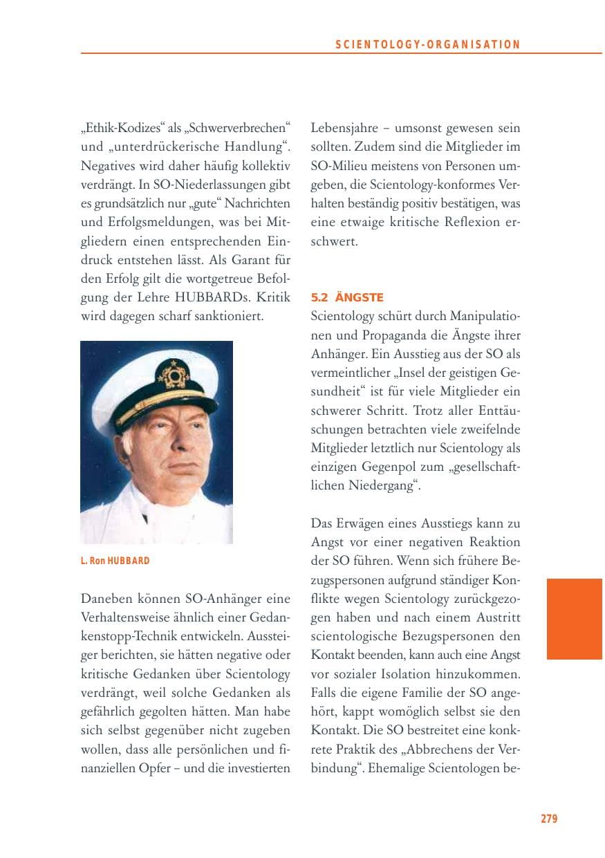 Seite 279 des Verfassungsschutzbericht 2014 Baden-Württemberg
