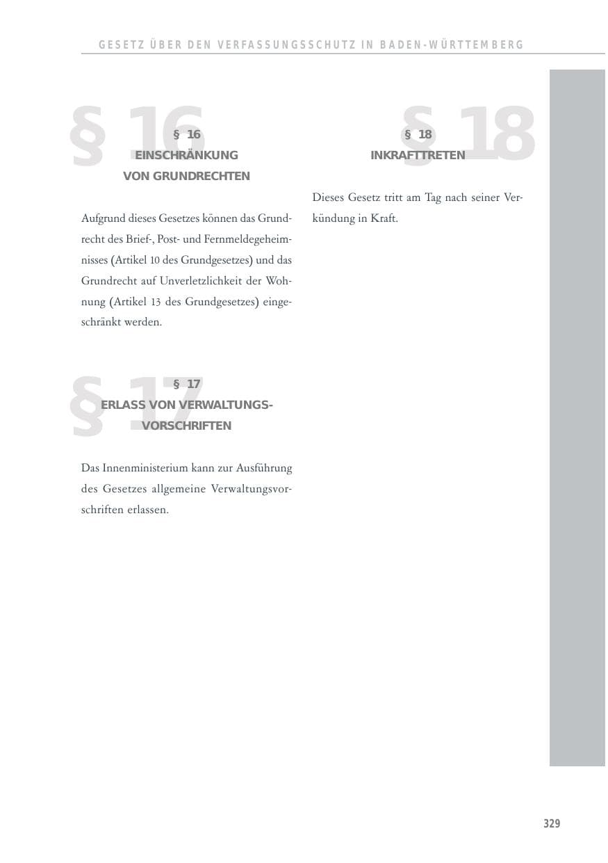 Seite 329 des Verfassungsschutzbericht 2014 Baden-Württemberg