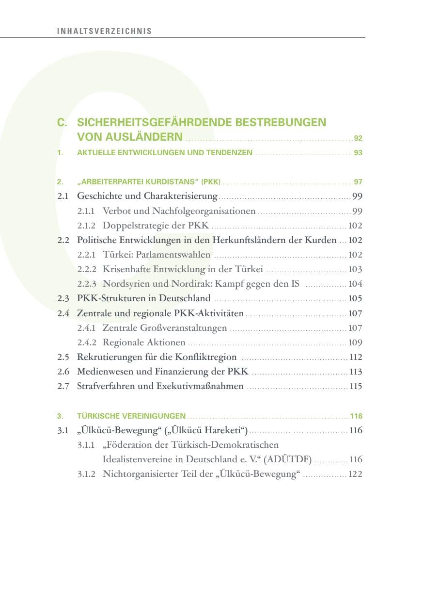 Seite 12 des Verfassungsschutzbericht 2015 Baden-Württemberg