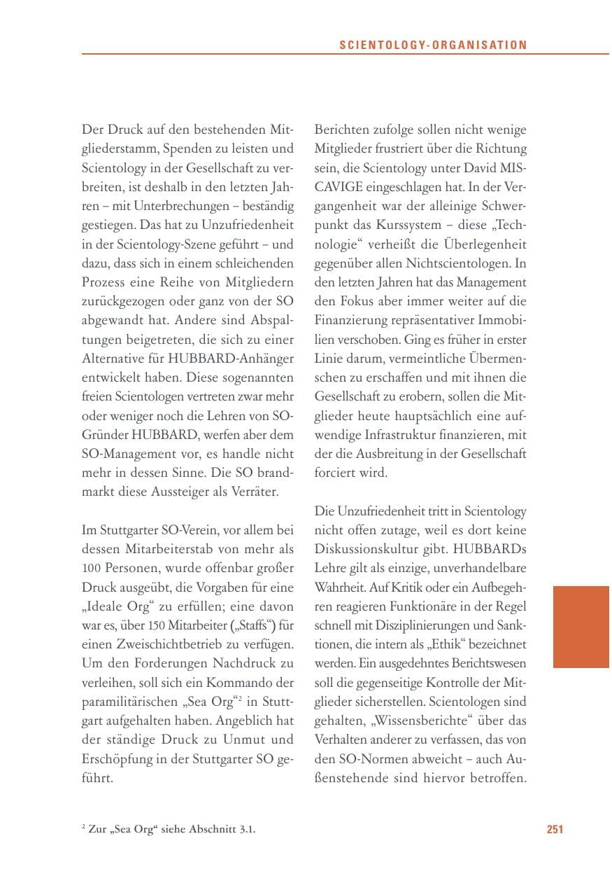 Seite 251 des Verfassungsschutzbericht 2015 Baden-Württemberg