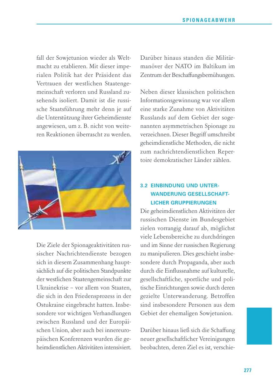 Seite 277 des Verfassungsschutzbericht 2015 Baden-Württemberg
