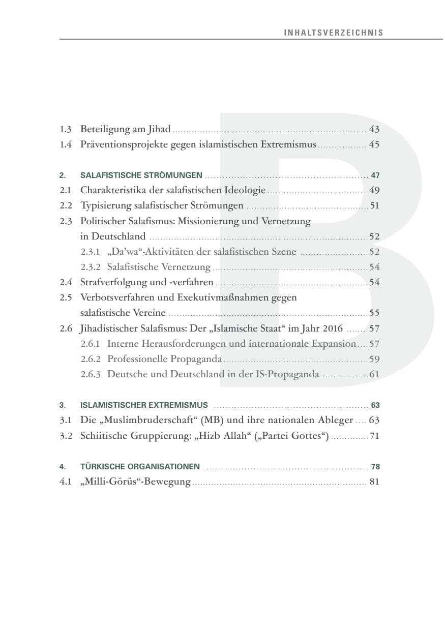 Seite 11 des Verfassungsschutzbericht 2016 Baden-Württemberg