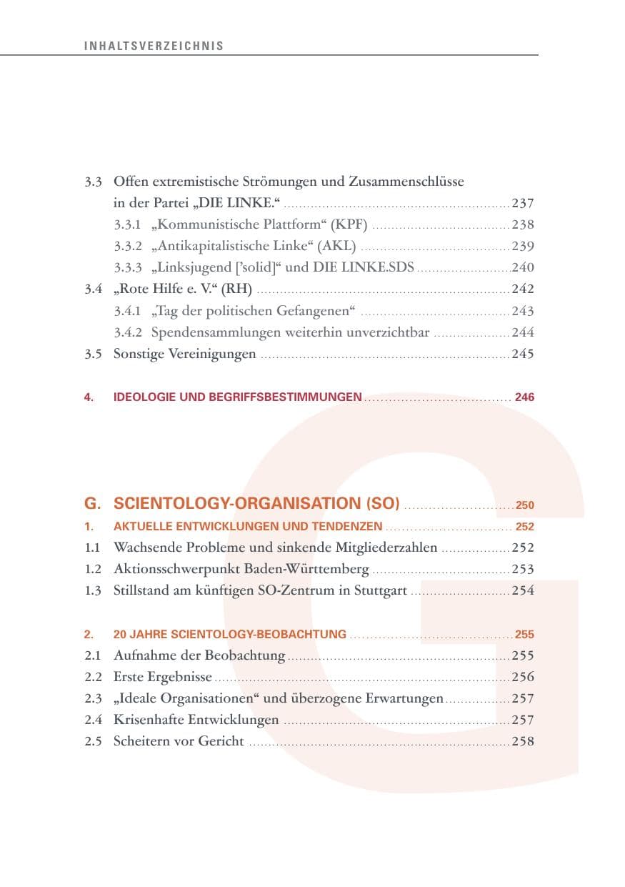 Seite 16 des Verfassungsschutzbericht 2016 Baden-Württemberg