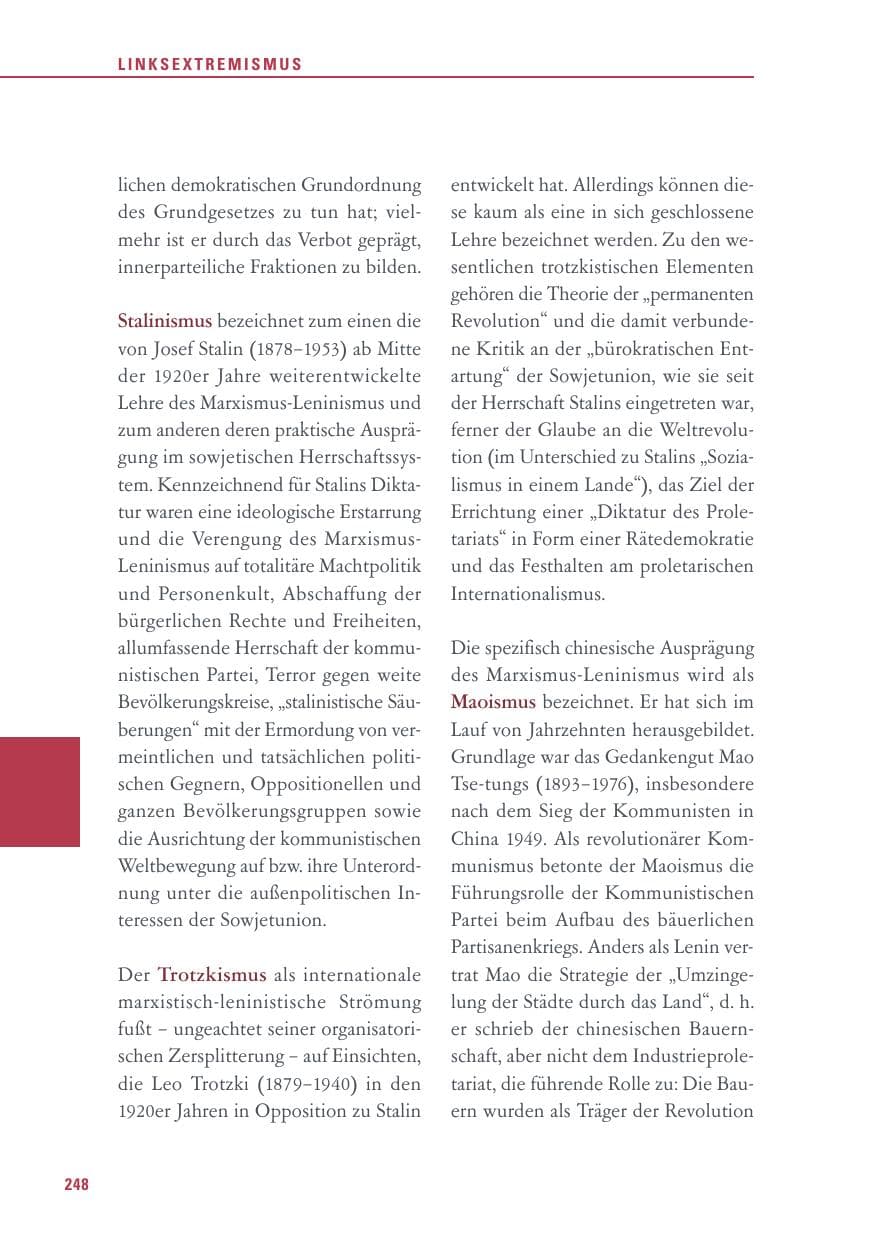 Seite 248 des Verfassungsschutzbericht 2016 Baden-Württemberg