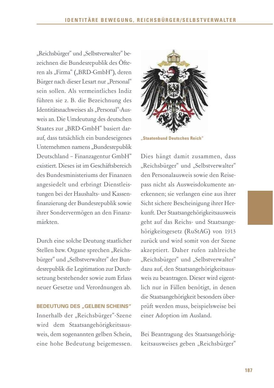 Seite 187 des Verfassungsschutzbericht 2017 Baden-Württemberg