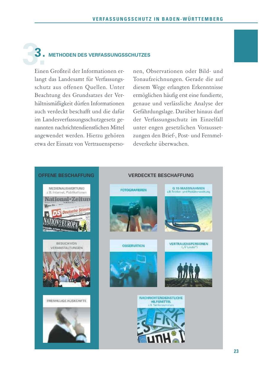 Seite 23 des Verfassungsschutzbericht 2017 Baden-Württemberg